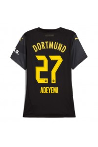 Fotbalové Dres Borussia Dortmund Karim Adeyemi #27 Dámské Venkovní Oblečení 2024-25 Krátký Rukáv